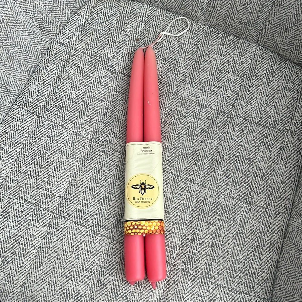 Brand new ✨ 100%🐝 hand dipped tapers cherry blossom scent 🍒🌸
